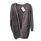 Tapado De Lana Matizado Con Bolsillos