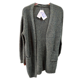 Tapado De Lana Matizado Con Bolsillos