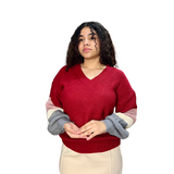 Sweater Génesis Manga Tricolor