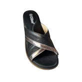 Sandalia Cruzada Metalizada Clibee