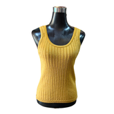 Polera Lurex Brillos Cuello Redondo Sin Mangas