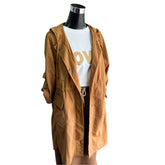 Corta Vientos Largo Parachute Con Gorro