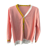 Chaleco Spandex Botones Tricolor