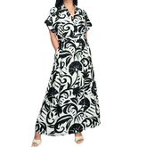 Vestido Camisero Hadasa Lino Estampado