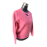 Sweater Peludo Brillante - Corazón Refinado