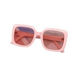 Lentes De Sol Mujer Grande Rectangular Semi Ovalado