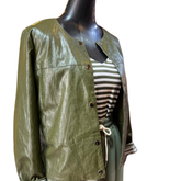 Chaquetas Eco Cuero Acabado Brillante - Resplandor De Sion