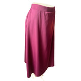 Falda Larga De Satín Acampanada