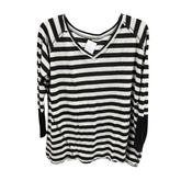 Polera Algodon Rayas Cuello V Popopo