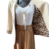 Blazer Con Forro Animal Print - Vestidura De Audacia
