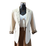 Blazer Con Forro Animal Print - Vestidura De Audacia