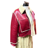 Chaqueta Aviadora Vintage Eco Cuero