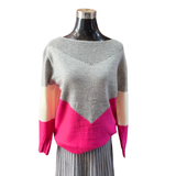 Sweater Tritono Cuello Bote Acanalado - Trinidad