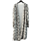 Tapado Lanilla Largo Animal Print