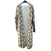 Tapado Lanilla Largo Animal Print