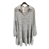 Vestido Priscilla Vuelo Animal Print Manga Larga