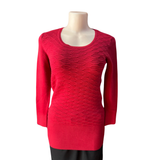 Sweater Diseño Spandex Cuello Redondo