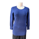 Sweater Diseño Spandex Cuello Redondo