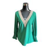 Polera Salem Algodón Broderie