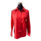 Blusa Camisera Clásica De Manga Larga