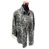 Chaqueta De Mezclilla Elasticada Animal Print