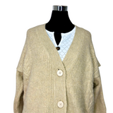 Chaleco Martina Oversize Tejido Abotonado