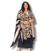 Ruana Vittoria - De Lana Diseño Estampado