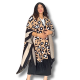 Ruana Vittoria - De Lana Diseño Estampado