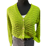 Chaleco Jael Corto De Hilo Tejido