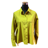 Blusa Cuello Camisero Oversize