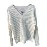 Sweater Spandex Diseño Cuello V