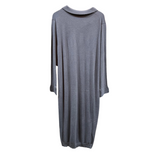 Vestido Lana Spandex Cuello Camisero