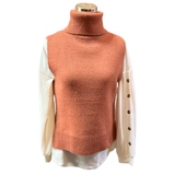 Sweater Angora Sin Mangas Cuello Alto - Cálido Renuevo