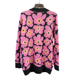 Chaleco Largo Flor Angora