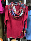 Poleras Lanilla Cuello Bote Animal Print
