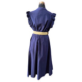 Conjunto De Lino Resplandeciente Blusa + Falda + Cinturón De Regalo