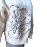 Sweater Rosa De Sarón Cuello Redondo