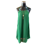 Vestido Gasa Corto Plisado