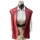 Chaqueta Ecocuero Con Botones