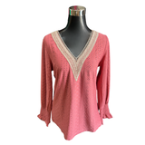 Polera Salem Algodón Broderie