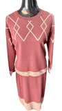 Conjunto Lana Spandex Diseño Rombos