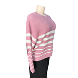 Sweater Spandex Trenzado Con Rayas