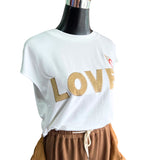 Polera Algodón Sin Mangas Bordado Love