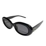 Lente De Sol Ovalado Con Adorno De Tres Estrellas