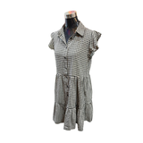 Vestido Cuadrille Abotonado