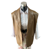Chaqueta Ecocuero Con Botones