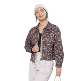 Chaqueta Gamuza Liviana Animal Print