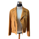 Chaqueta Biker De Gamuza