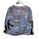 Chaqueta Mezclilla Corta Estampado Flores