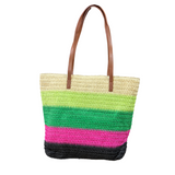 Bolso De Paja Playero